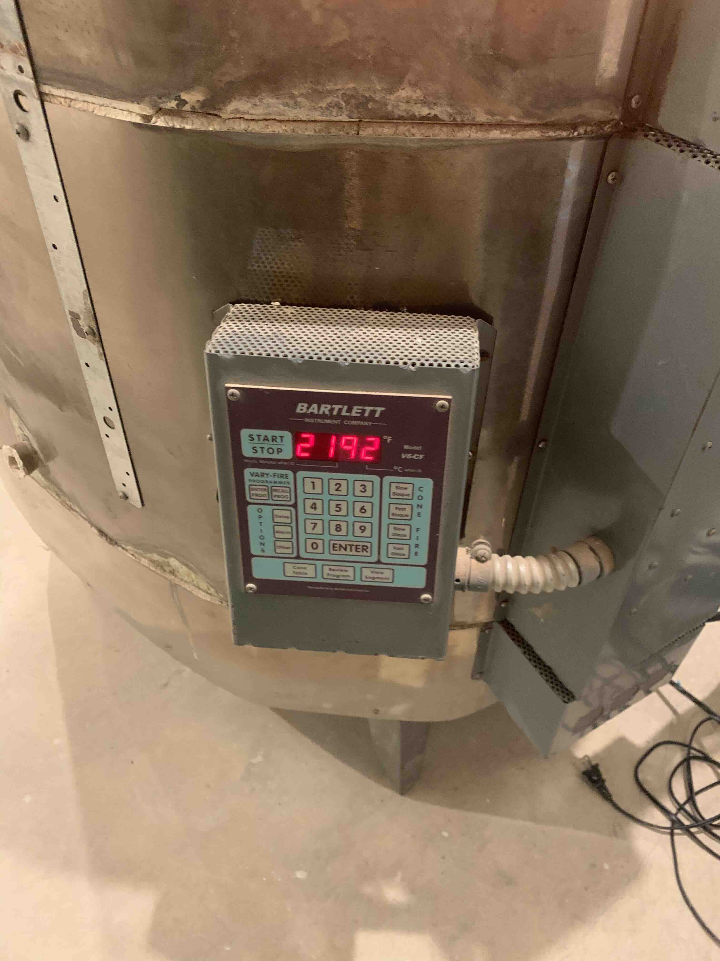 temp of kiln